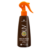 Emulsie plajă OLIV SPF20 cu ulei de morcov şi măsline, 200ml, Cosmetic Plant